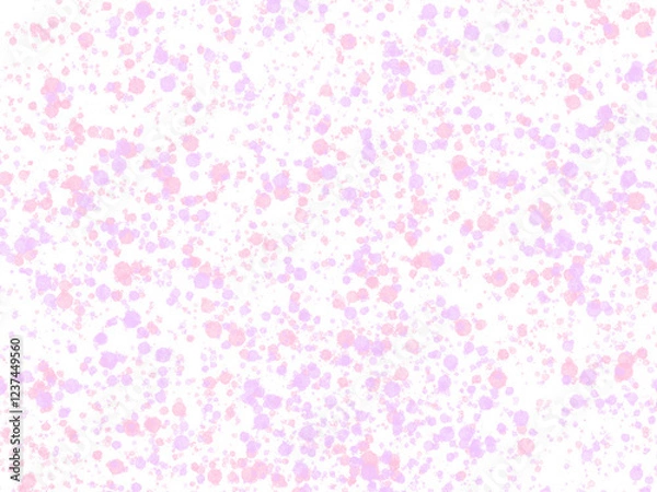 Fototapeta ランダムに飛び散るピンクと紫のドット背景