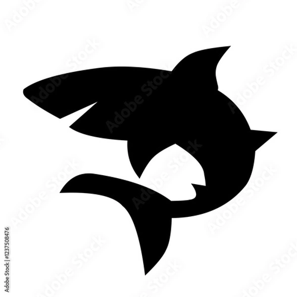 Obraz Shark silhouette 