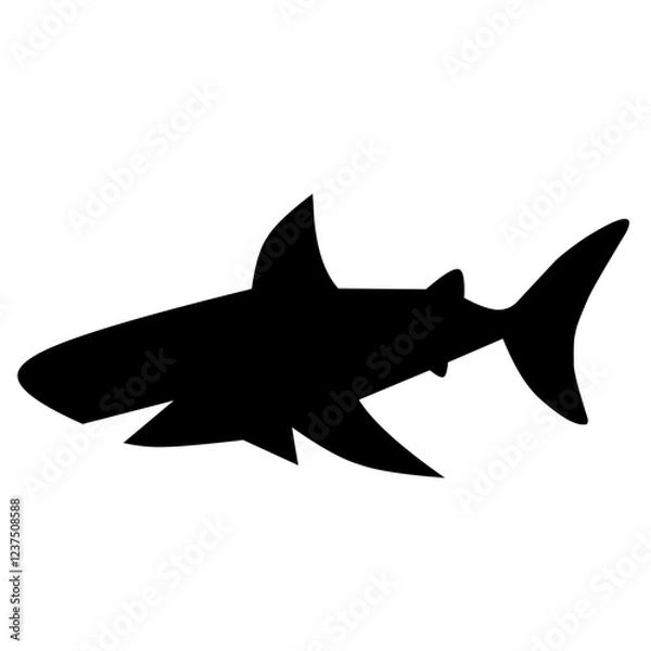 Obraz Shark silhouette 