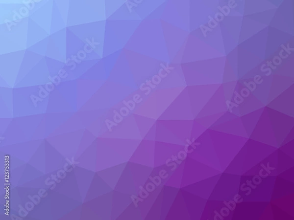 Fototapeta Purple blue gradient polygon shaped background