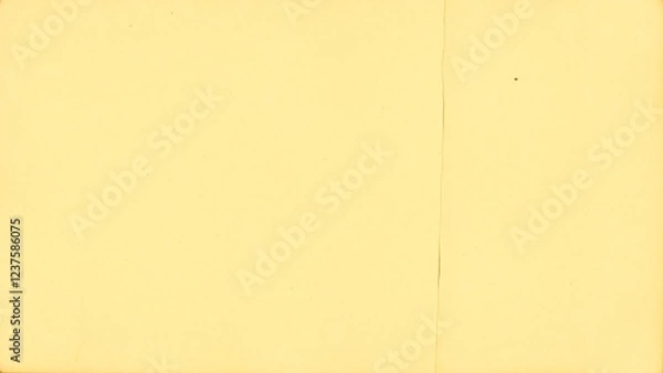 Fototapeta Pale Yellow Folded Paper Background Texture