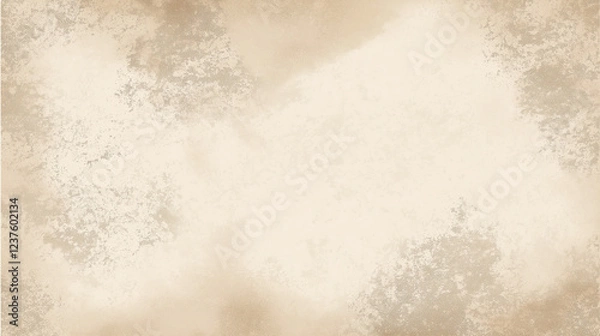 Obraz Antique aged parchment texture with warm beige hue and subtle tonal variations, showcasing a weathered and vintage appearance with faint irregular patches and spots, perfect for use in historical, ret