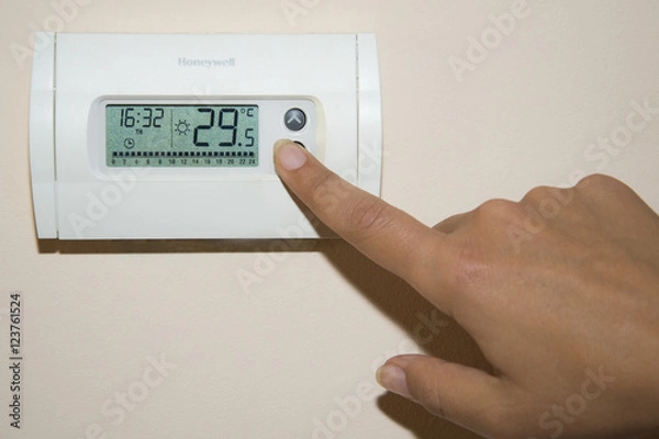 Obraz Programando el termostato