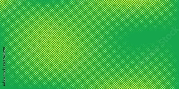 Fototapeta Dots halftone yellow green color pattern gradient texture modern background