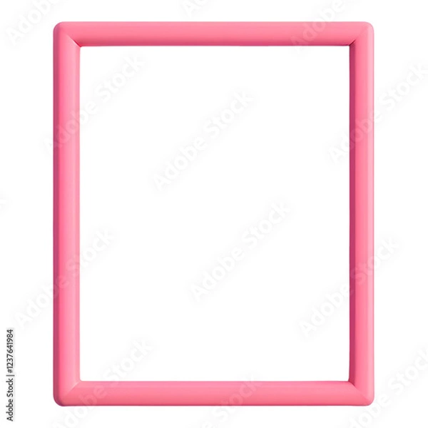 Fototapeta pink picture frame