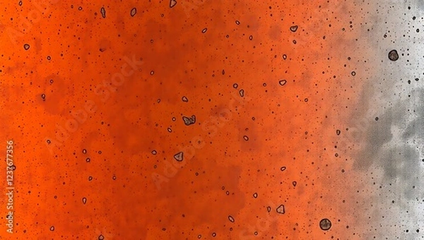 Obraz Gradient orange background with dark edges, creating a dramatic and moody aesthetic for digital design projects