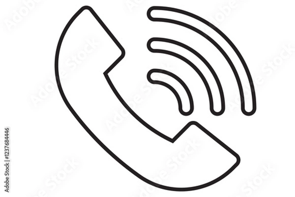 Obraz Call, mobile, phone icon