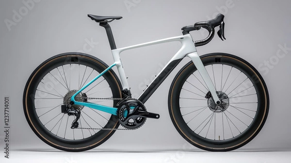 Fototapeta Rear view of dad holding her little girl in arms and showing at their house with installed solar panels. Alternative energy, saving resources and sustainable lifestyle concept.