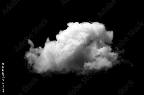 Fototapeta clouds on black