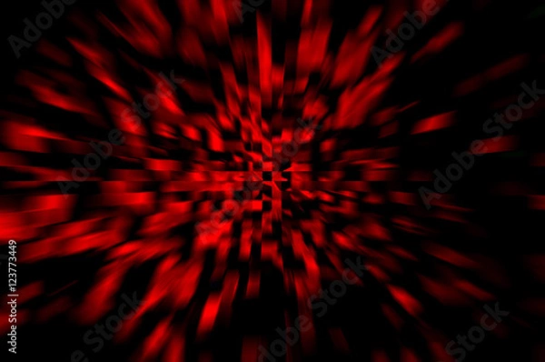 Obraz abstract red black squares background