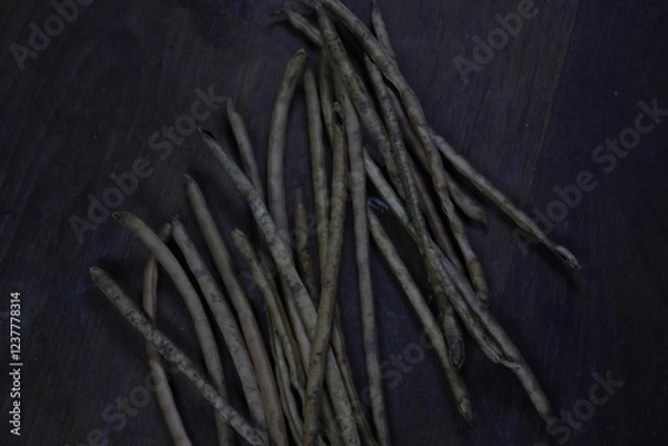 Fototapeta dadap beans, landes beans, cowpeas, otok beans or tolo beans.
