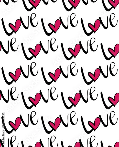 Obraz LoveSeamlessPattern2