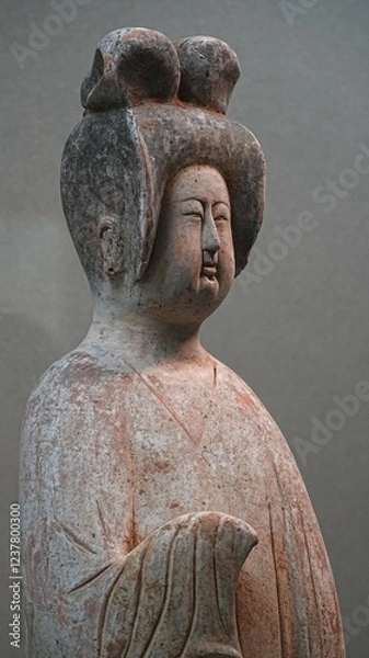 Obraz chinese maid Statue