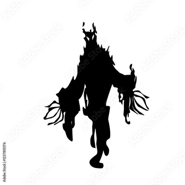 Fototapeta Halloween Ghost Silhouette
