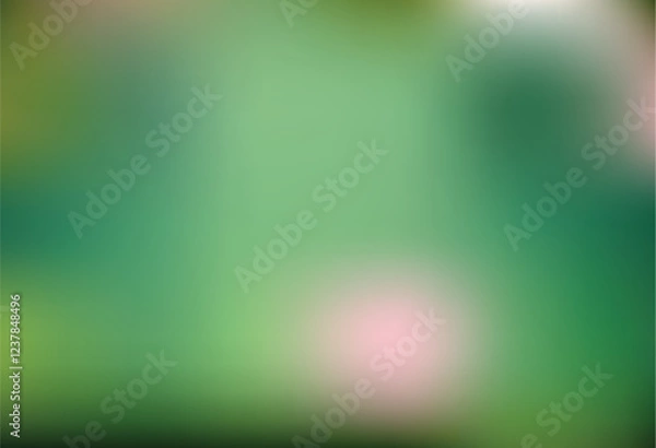 Obraz Blurry gradient background in green shades