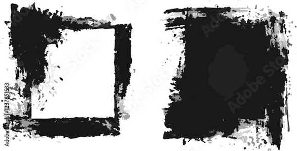 Fototapeta grunge ink splat illustration,generative ai