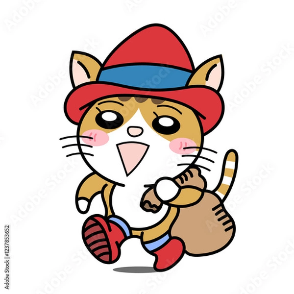 Obraz 長靴を履いた猫