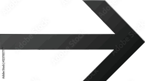 Fototapeta arrow icon white background,generative ai