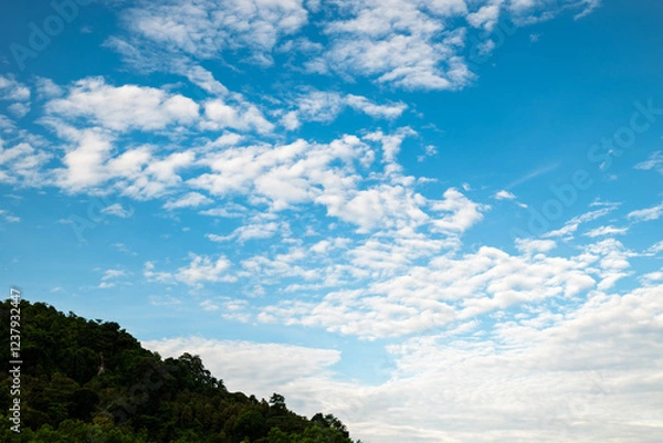 Obraz Sky and clouds on a sunny day