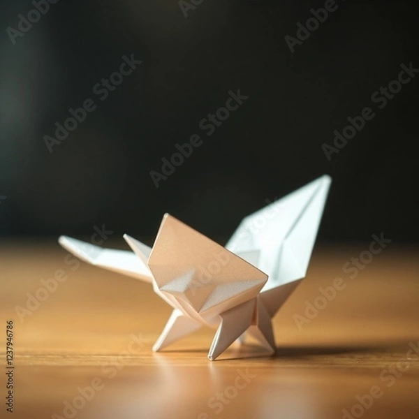 Fototapeta paper origami crane