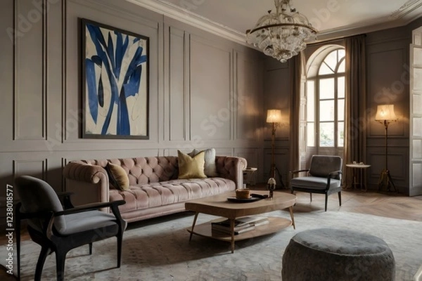Fototapeta italian style interior home design