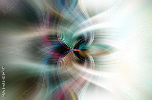 Fototapeta Abstract twirl stripes pattern background.