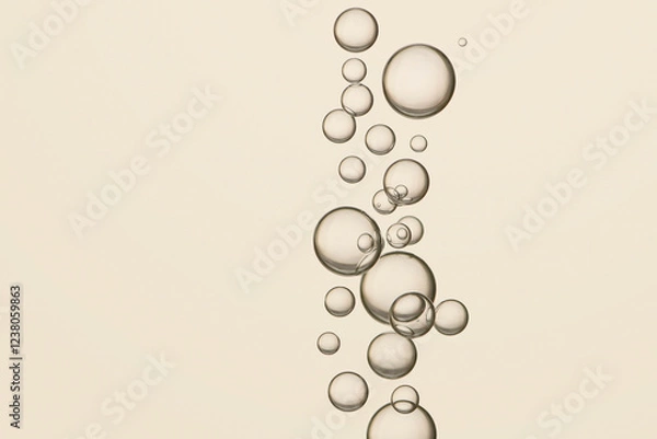 Obraz Golden bubbles