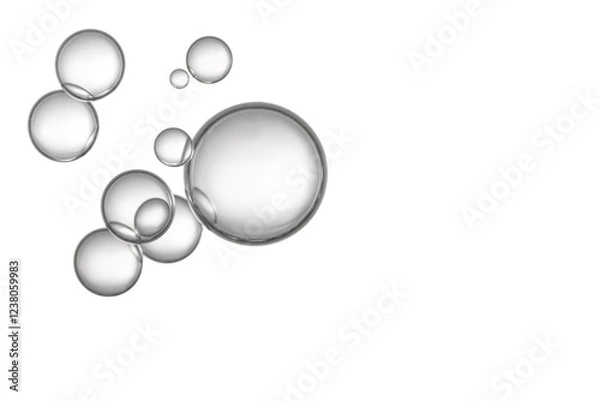 Obraz Clear water bubbles