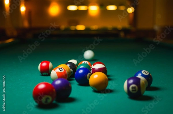 Fototapeta Бильярд