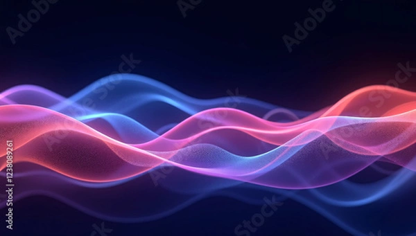 Fototapeta Abstract Background With Waves