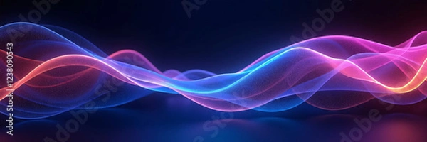 Fototapeta Abstract Background With Waves