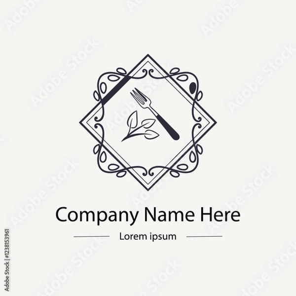 Obraz Restaurant logo