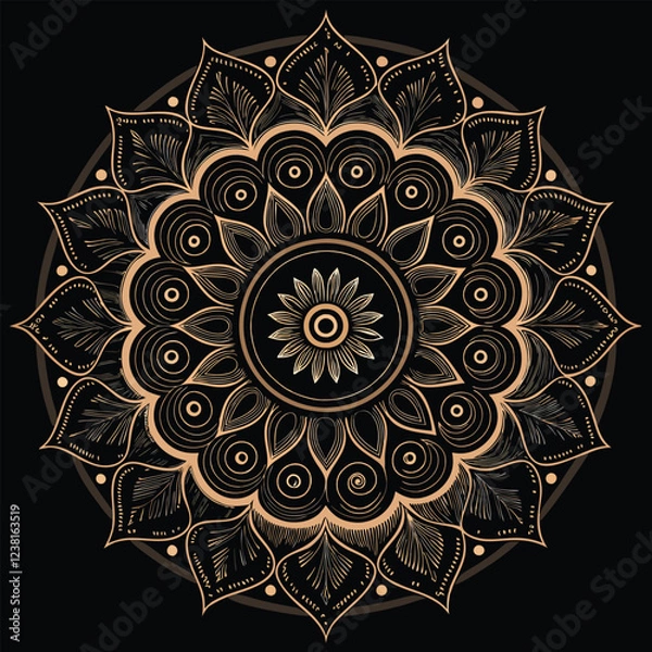 Fototapeta mandala design6.eps