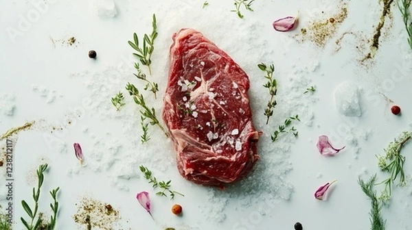 Fototapeta 신선한 소고기
