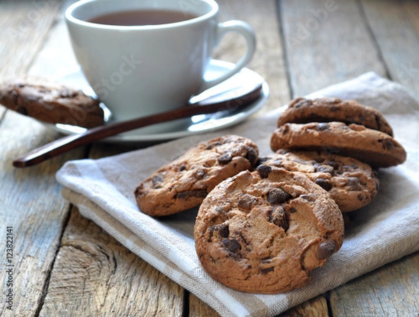 Fototapeta Печенье и кофе.