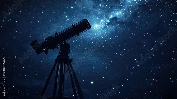 Fototapeta Next-gen telescope revealing hidden celestial objects in the night sky