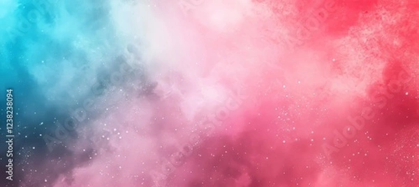Obraz Dreamy Pastel Sky Background with Soft Clouds and Copy Space for Text or Design Element