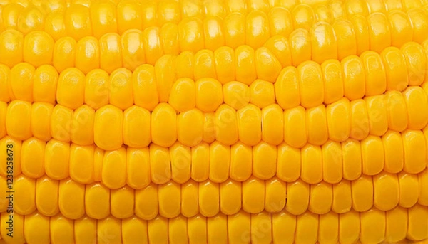 Obraz Closeup of yellow corn surface pattern background