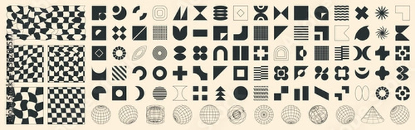 Obraz Geometric abstract shape collection. Modern design element shapes