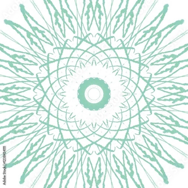 Fototapeta Dark Paint Brushes Round mandalas in vector.Abstract design element.Decorative retro ornament.Graphic template for your design.Hand Drawn Mandala.Radiant Peaceful Petals book.Art on the wall.