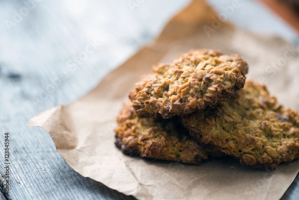 Obraz Homemade oatmeal cookie