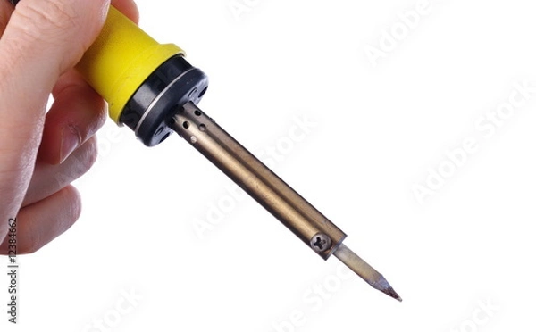 Obraz soldering tool in hand