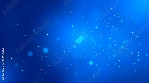 Fototapeta blue background Vibrant Blue Background with Scattered Dots for a Dynamic Effect