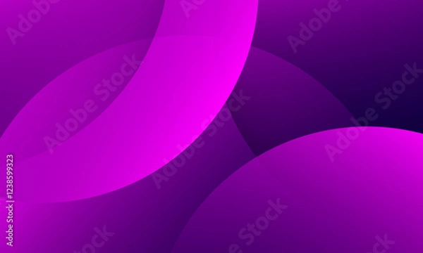 Obraz Abstract purple background with circles. Vector illustration