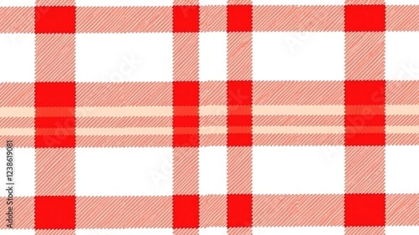 Fototapeta Retro Buffalo Check Pattern: A Timeless Design with Modern Style