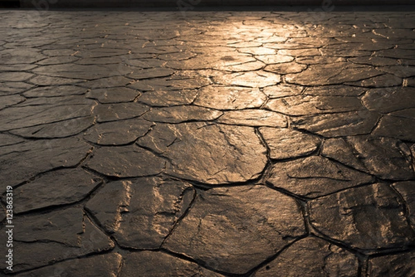 Obraz Stamp concrete texture pattern and background.