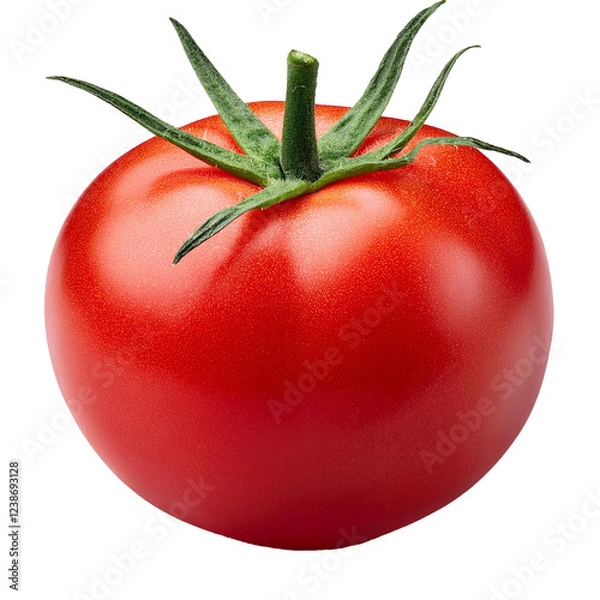 Obraz tomato isolated on white background