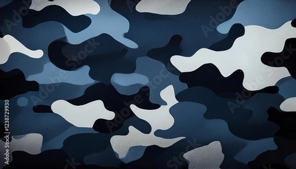 Obraz camouflage navy background