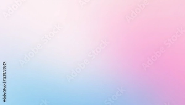 Fototapeta A soft gradient background blending pastel pink and blue hues for design purposes.