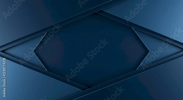 Fototapeta Abstract Navy Blue Geometric Background Design